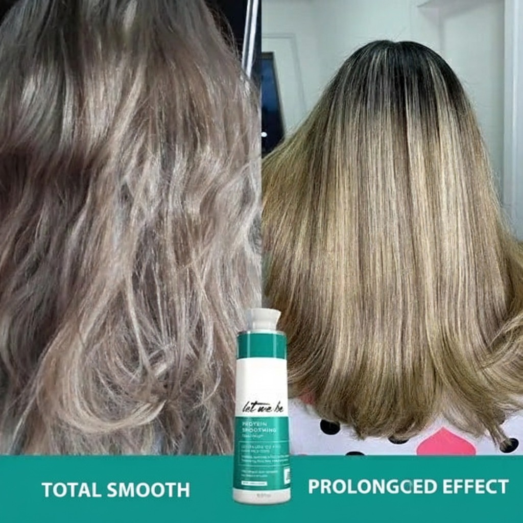 Let Me Be Protein Smoothing Single Step Hair Straightening Treatment 3 X 16.9oz 500ml