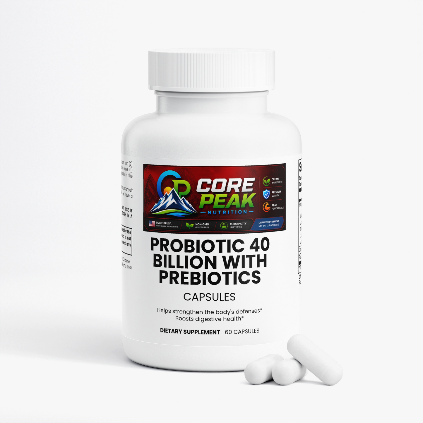 Probiotic 40 Billion with Prebiotics
