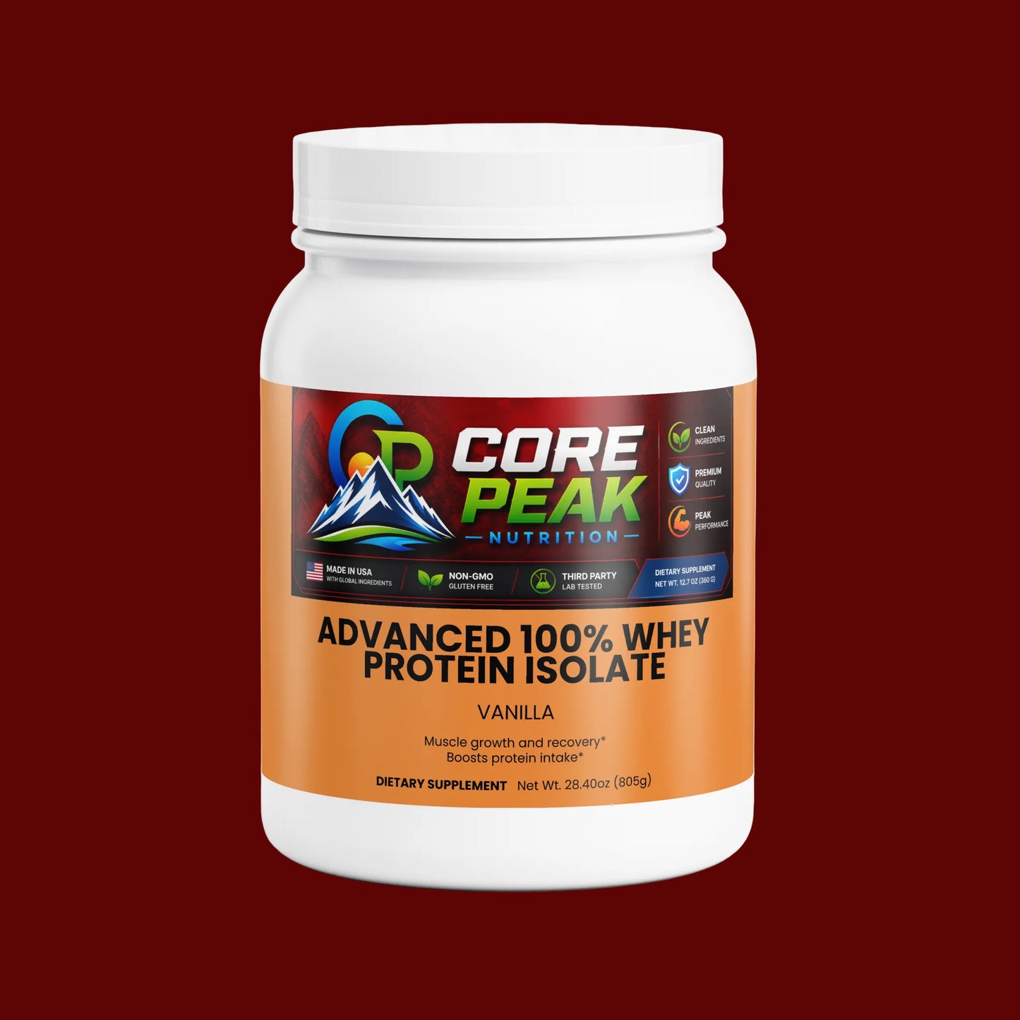 Advanced 100% Whey Protein Isolate (Vanilla)