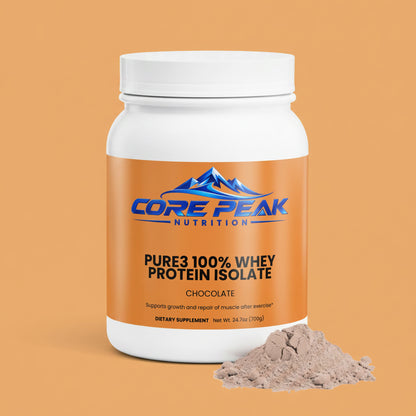 Pure3 100% Whey Protein Isolate (Chocolate)