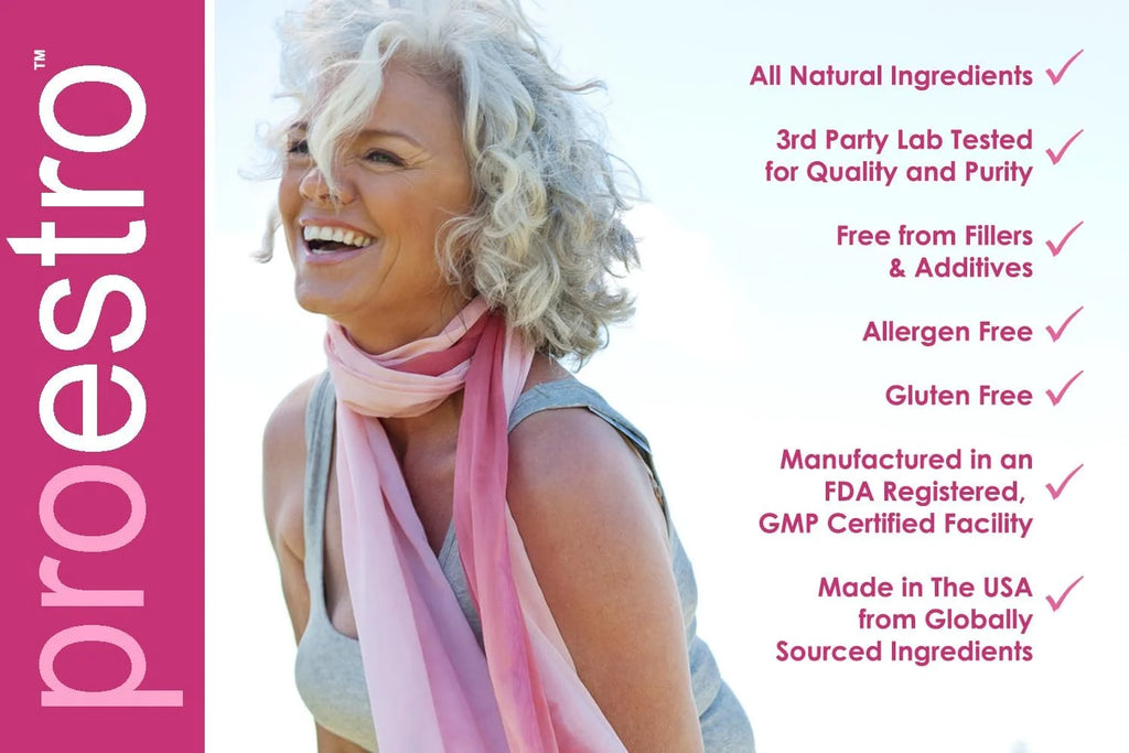 Proestro Estrogen Pills for Women | Female Hormone Balance Supplement | Fertility to Menopause Mood and Energy Support - 60 Capsules