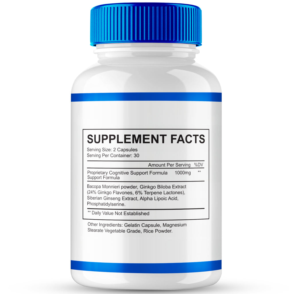 Memory Defender Nootropic Pills, Memorydefender Brain Health Capsules 60Ct