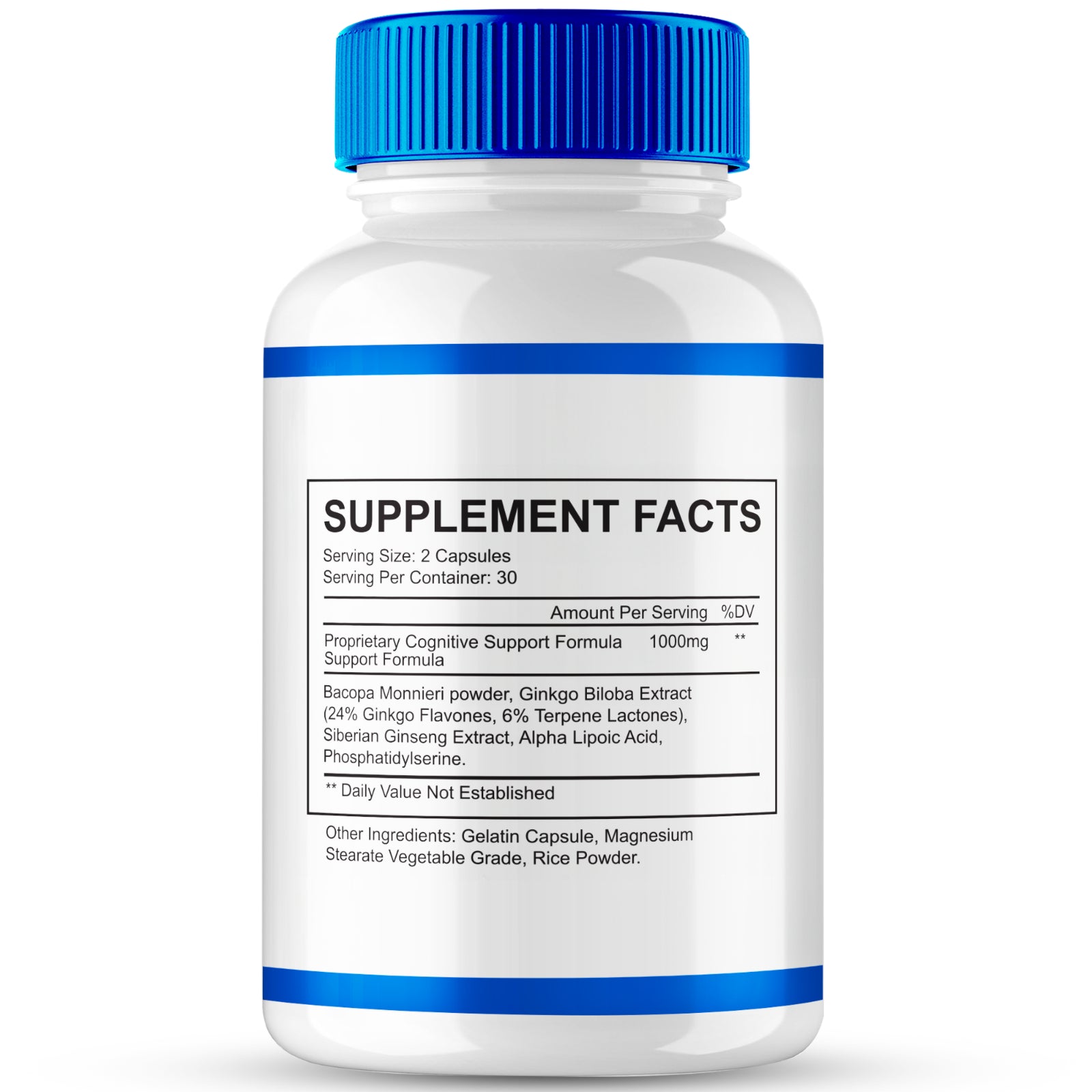 Memory Defender Nootropic Pills, Memorydefender Brain Health Capsules 60Ct