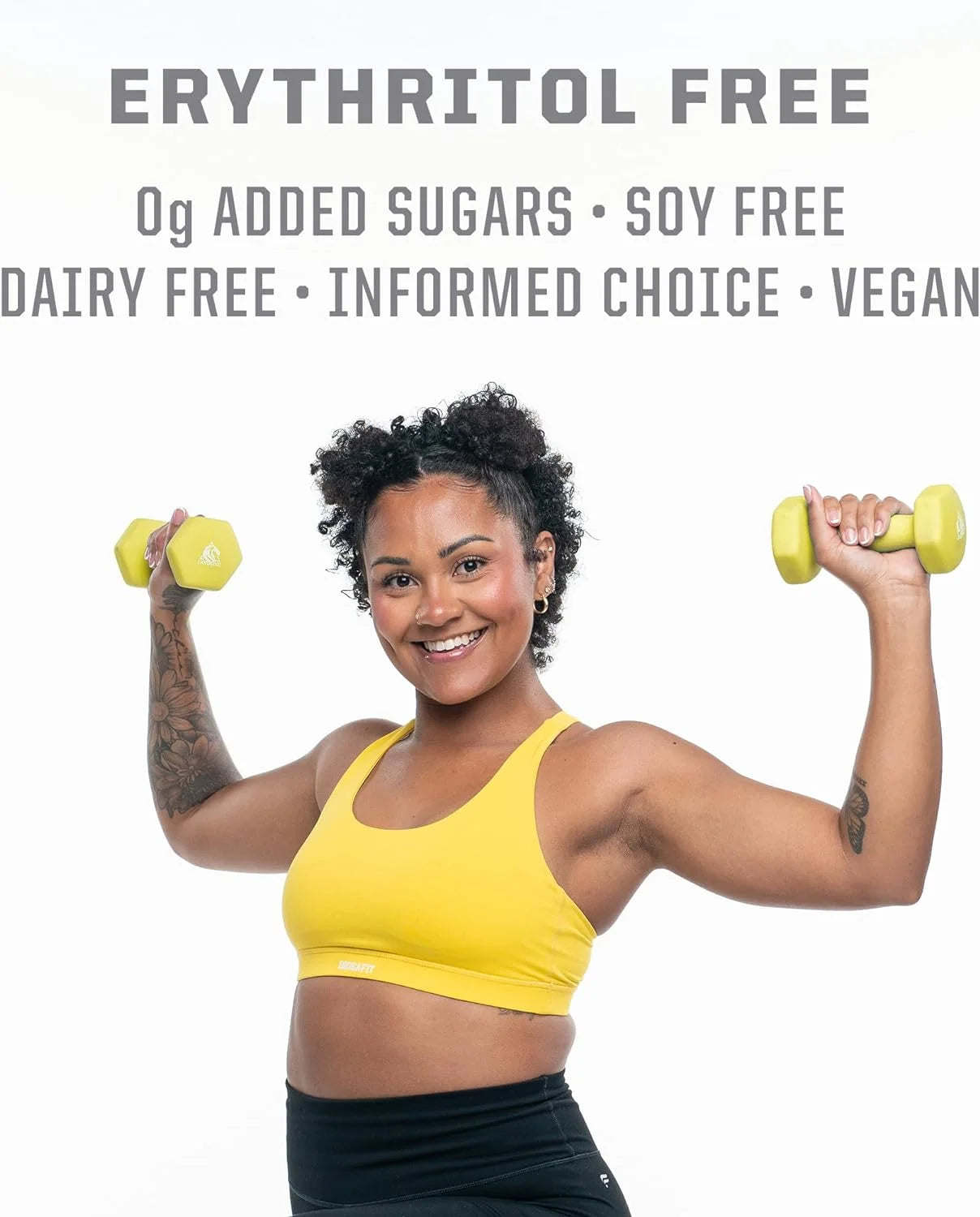 Vegan Creatine Monohydrate Powder, Preworkout Recover Supplement, Lemonade, 12.34 Oz