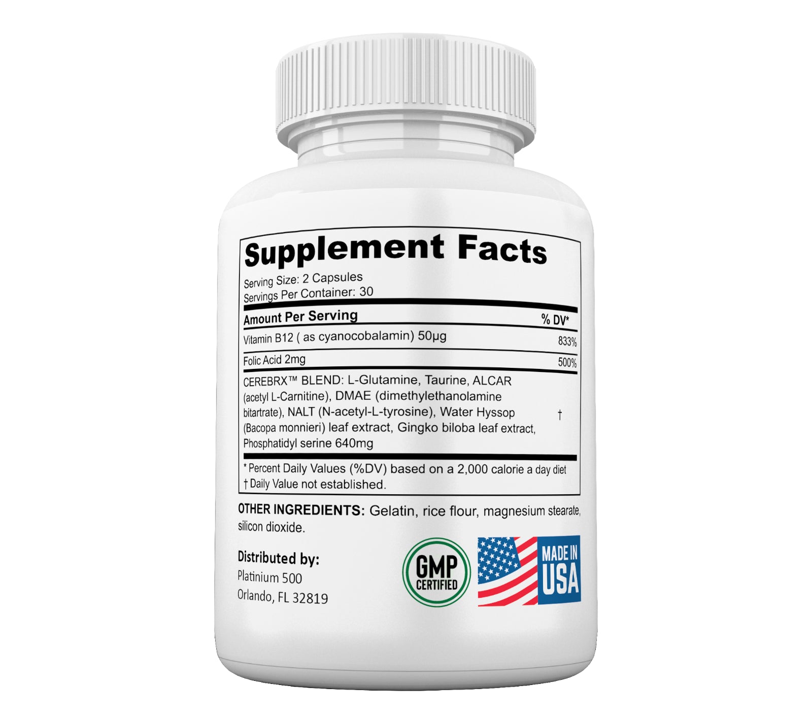 (5 Pack) Noocube Brain Productivity Pills, Cognitive & Memory, Premium Formula