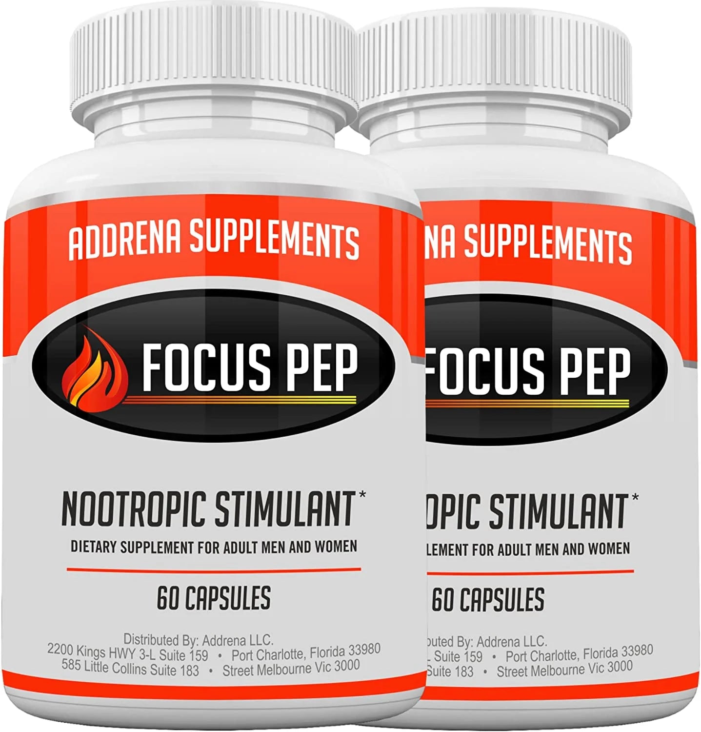 2 Pack- over the Counter Stimulants to Speed up Naturally: Study Alternative and Best Legal Energy Supplements for Nootropic Brain Boosting 120 Pills