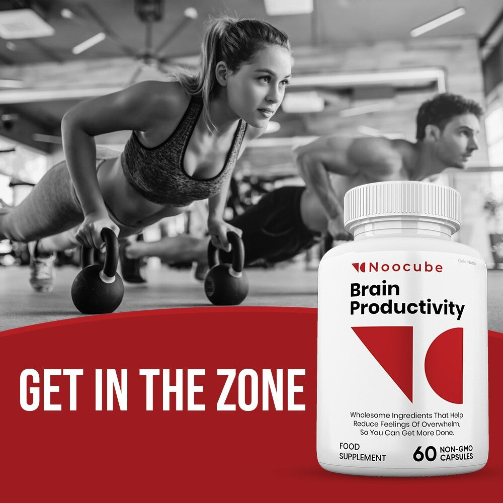 (5 Pack) Noocube Brain Productivity Pills, Cognitive & Memory, Premium Formula