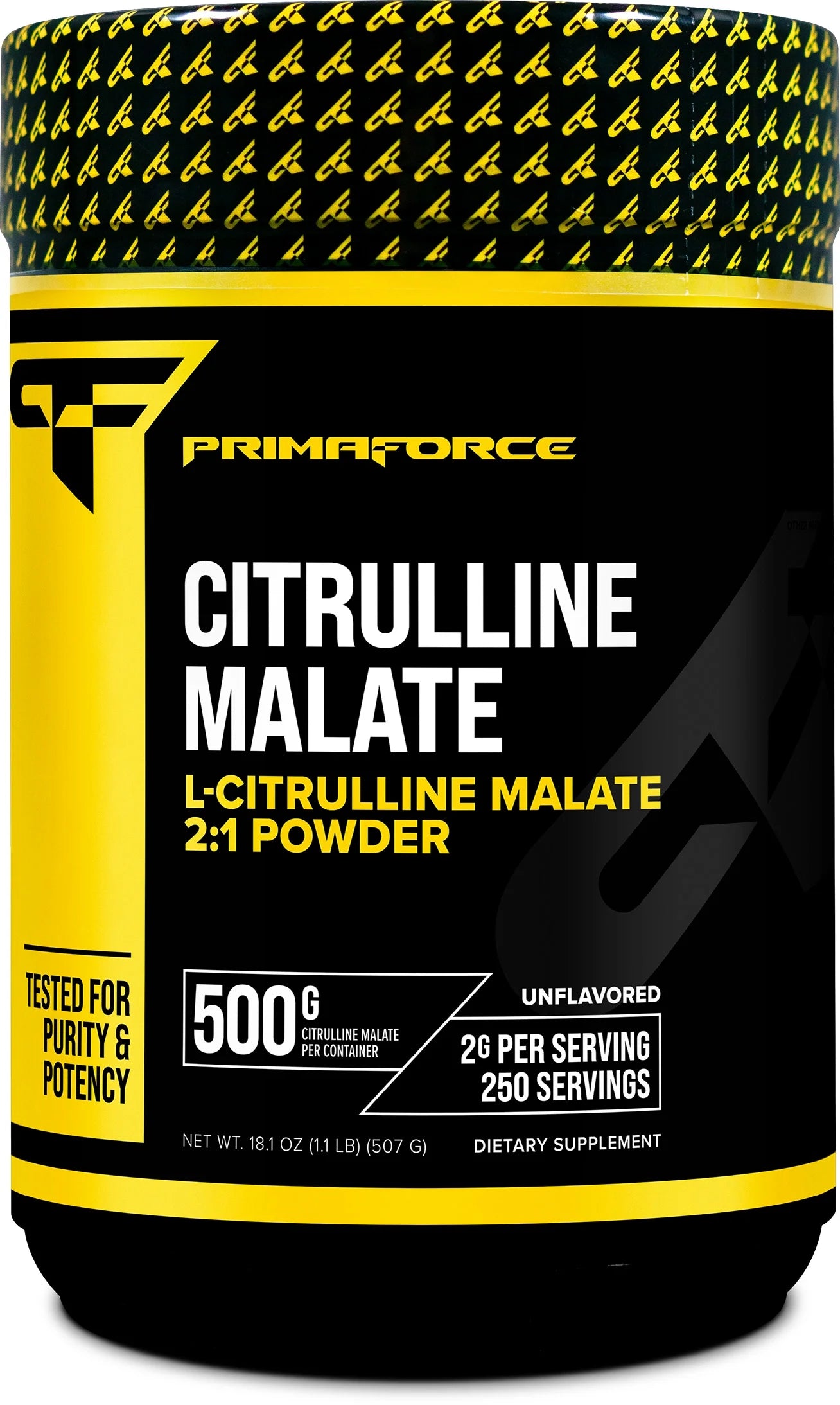 L-Citrulline Malate Powder, Unflavored Pre Workout Supplement, 500 Grams