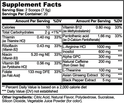 Focus Powder (Sour Grape)