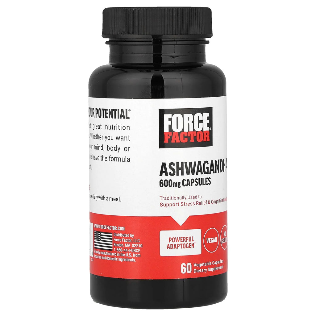 Ashwagandha , 600 Mg , 60 Vegetable Capsules
