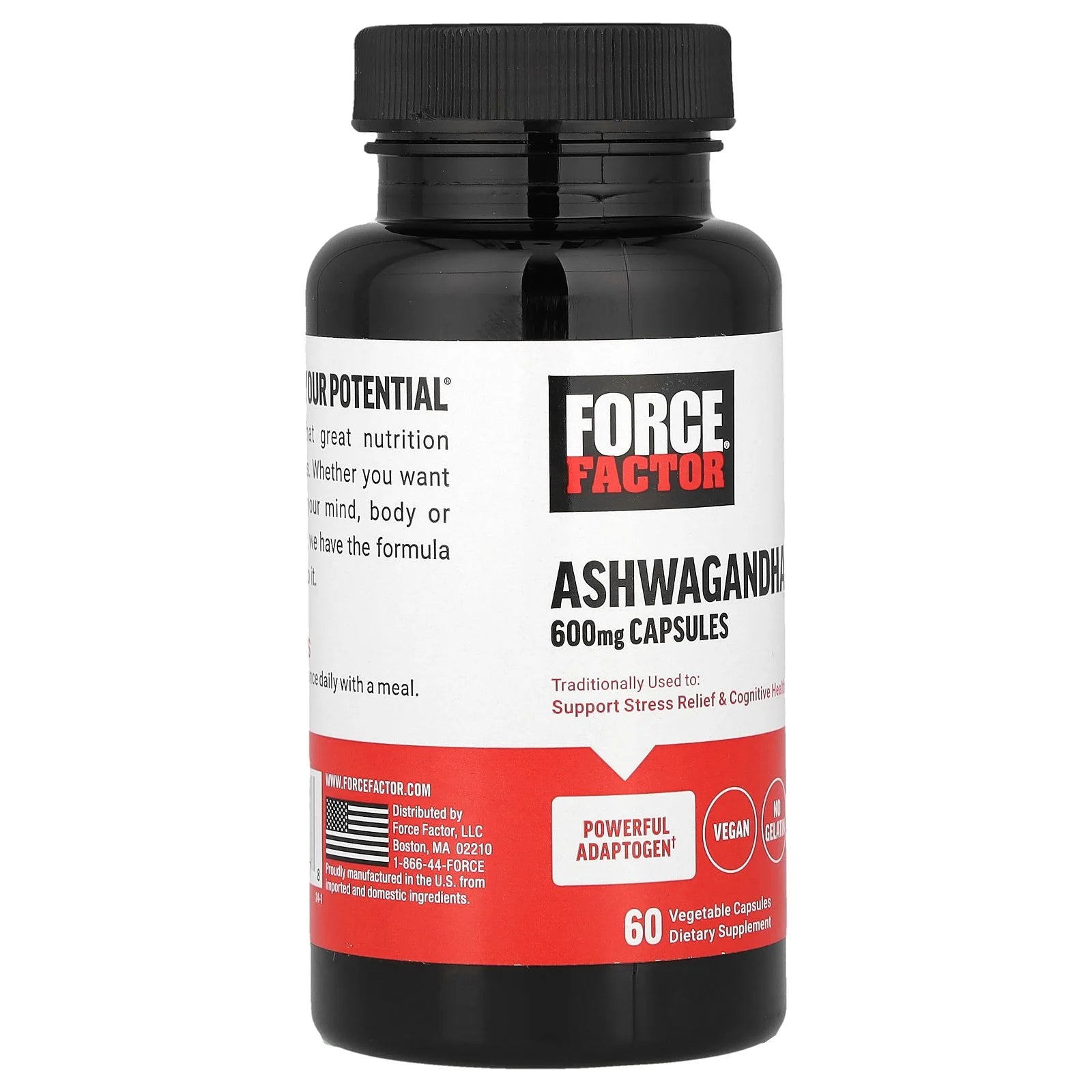 Ashwagandha , 600 Mg , 60 Vegetable Capsules